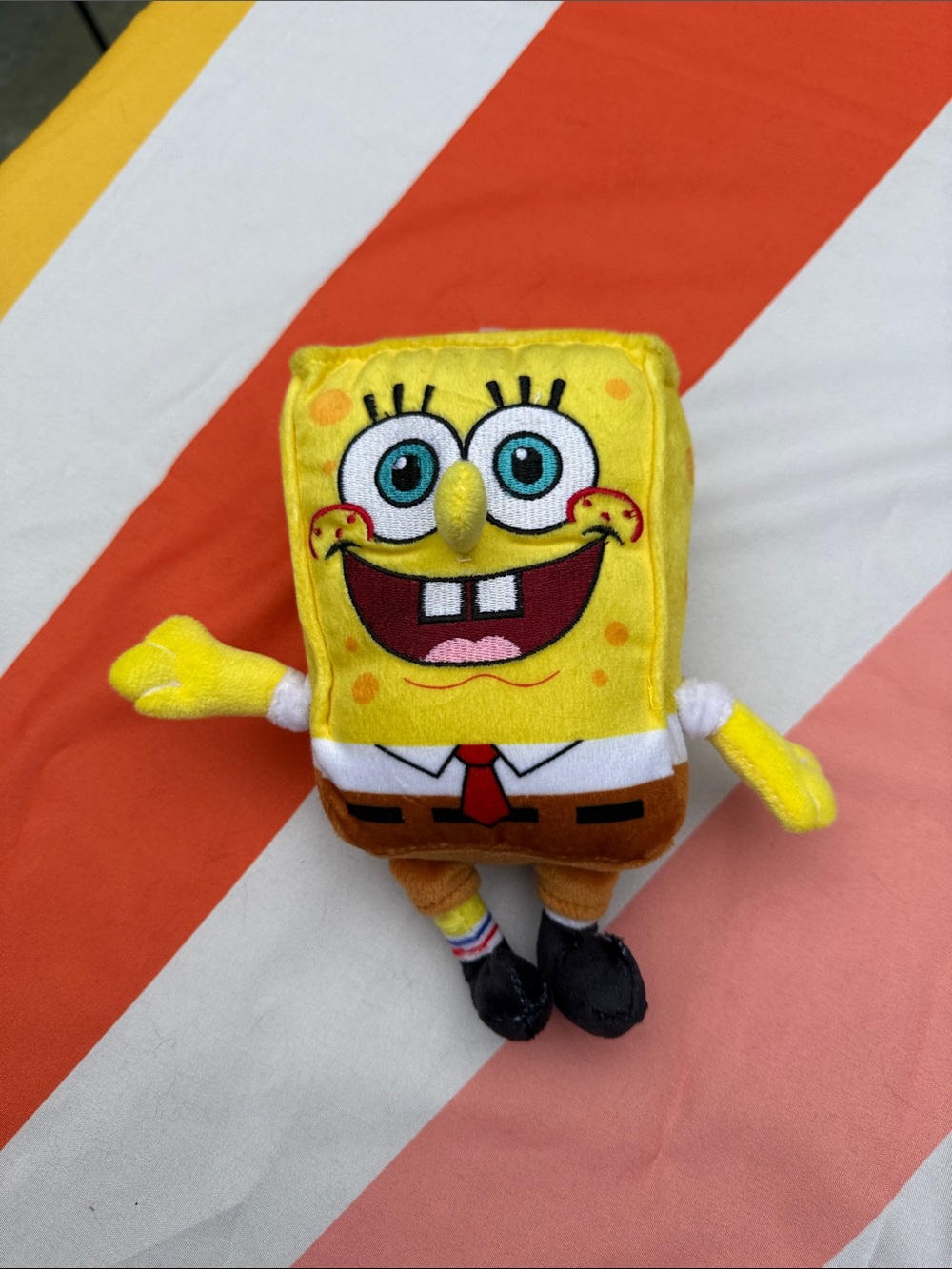 SpongeBob Squarepants Yellow and Brown Plush dog Toy